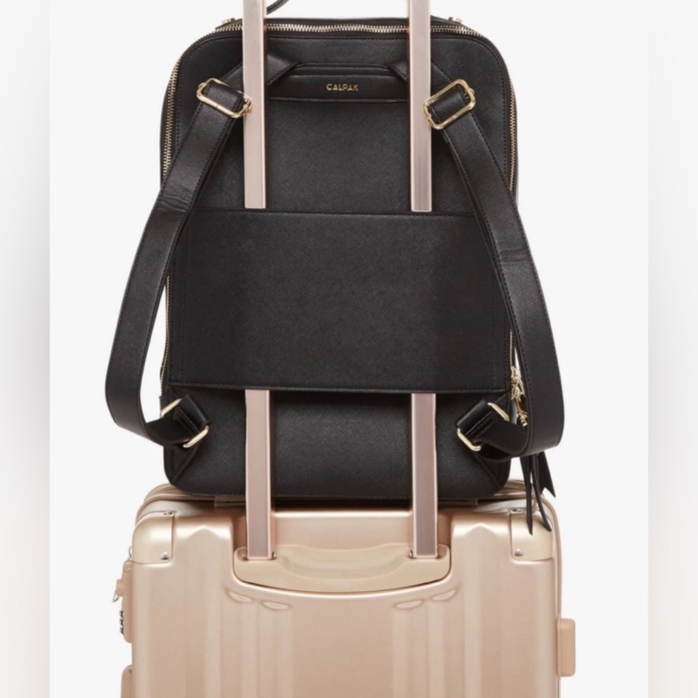 Calpak Kaya 15 inch Laptop Travel Backpack in Black - Picture 5 of 13